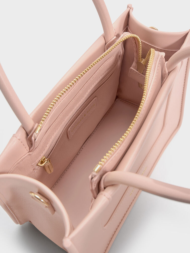Mini Daylla Tote Bag, Light Pink, hi-res
