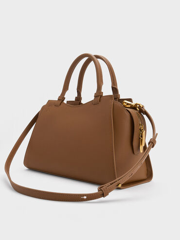Avis Trapeze Tote Bag, Chocolate, hi-res
