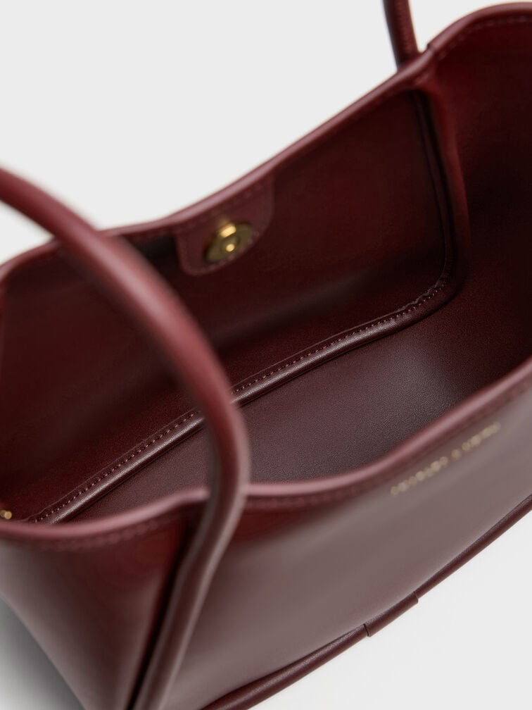 Mini Lyla Tubular Tote Bag, Mulberry Plum, hi-res