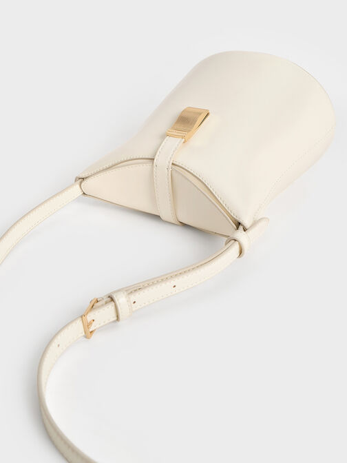 Wisteria Belted Bucket Bag, Cream, hi-res