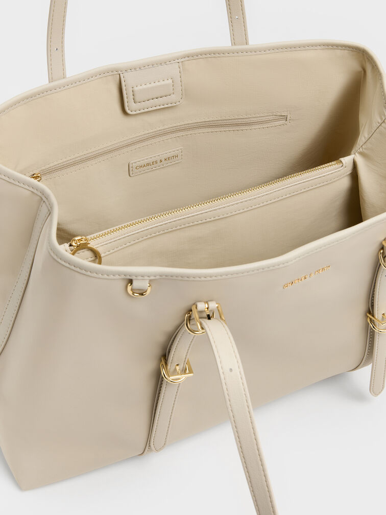 Levy Nylon Tote Bag, Dusted Oat, hi-res