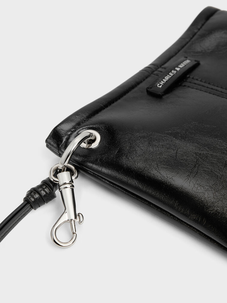 Noane Top-Zip Pouch, Noir, hi-res