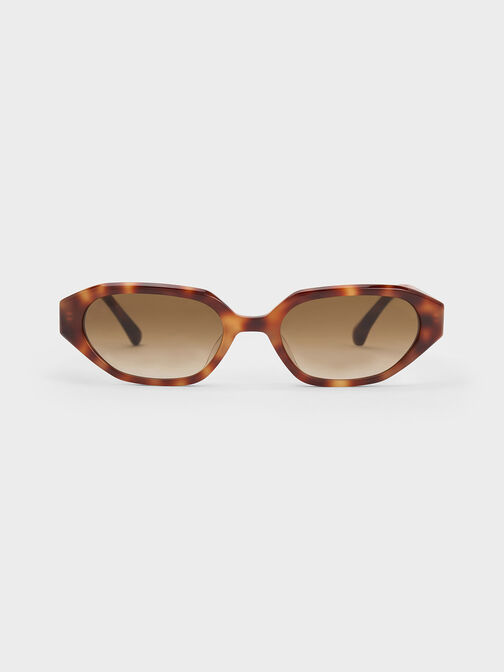 Acetate Oval Sunglasses, T. Shell, hi-res