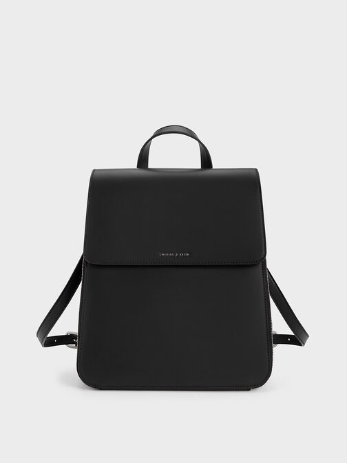 Top Handle Bag, Black, hi-res