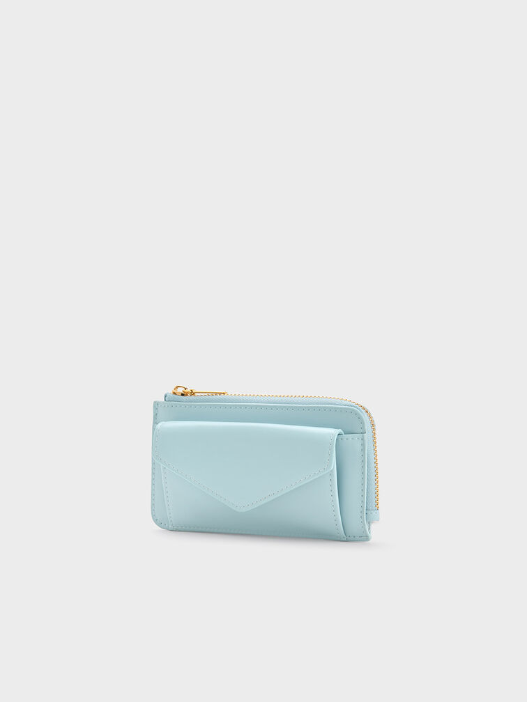 Eudora Envelope Card Holder, Blue, hi-res