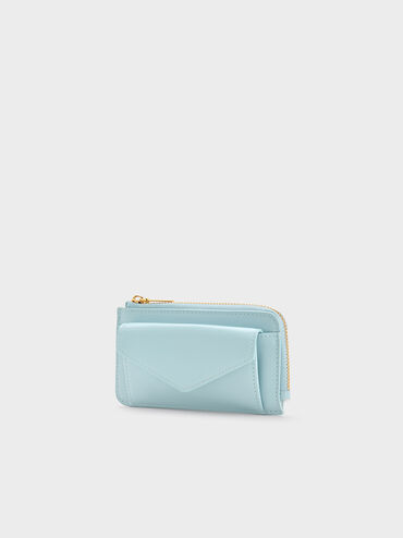 Eudora Envelope Card Holder, Blue, hi-res