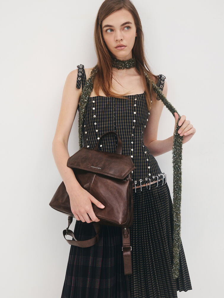 Noane Backpack, Distressed Coffee, hi-res
