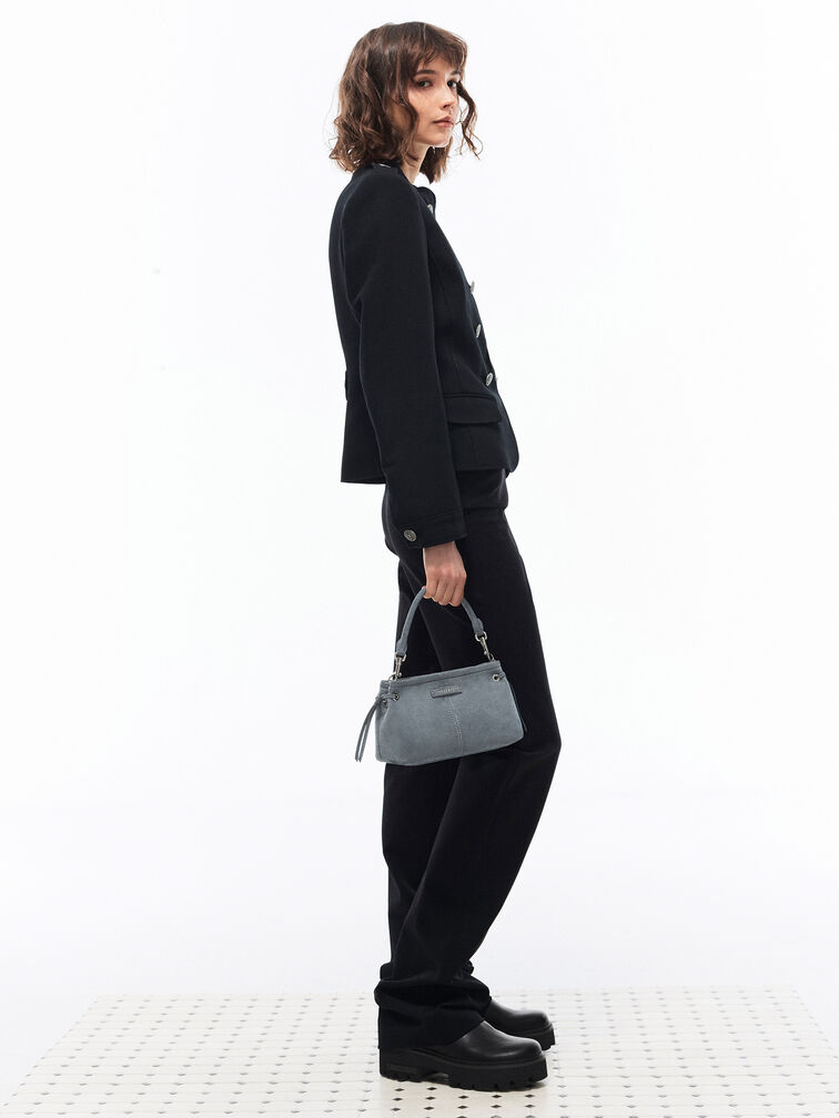 Noane Top Handle Bag, Smoky Blue, hi-res