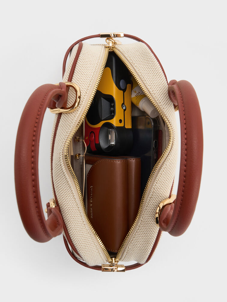 Scottie Canvas Bowling Bag, Brick, hi-res