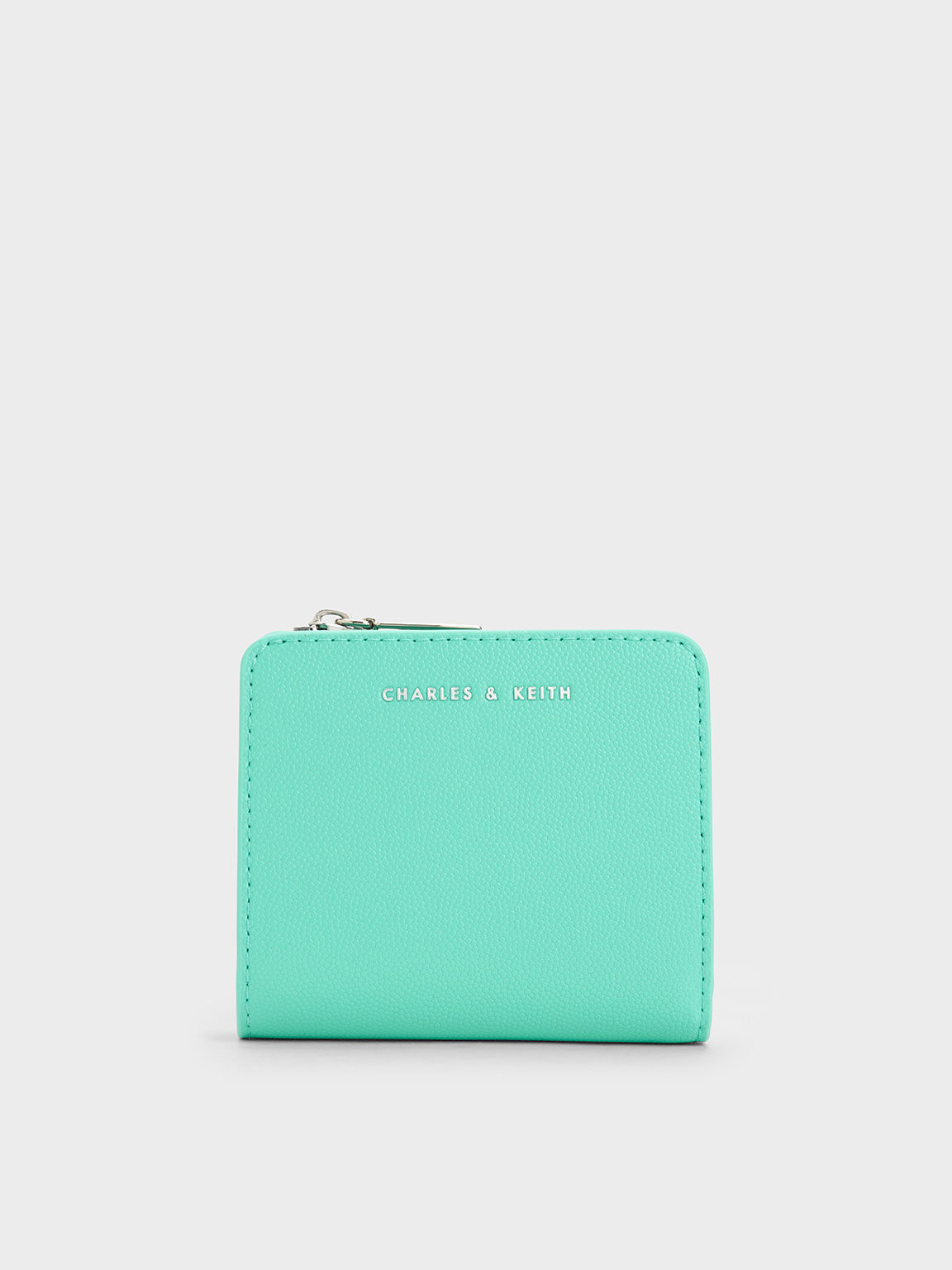 Zip Around Card Holder, Mint Green, hi-res