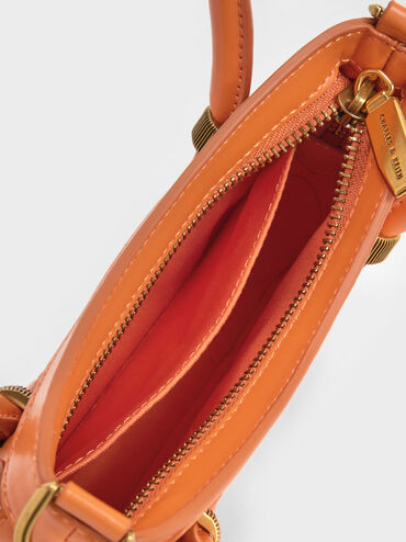 Bonnie Curved Tote Bag, Orange, hi-res