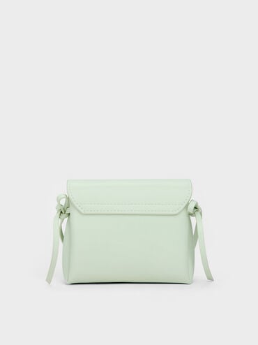 Hazel Bow Small Wallet, Mint Green, hi-res