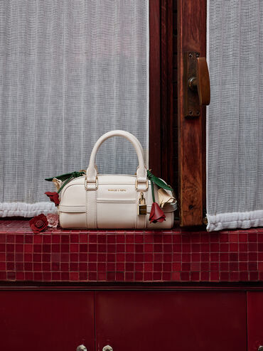 Scottie Bowling Bag, Cream, hi-res