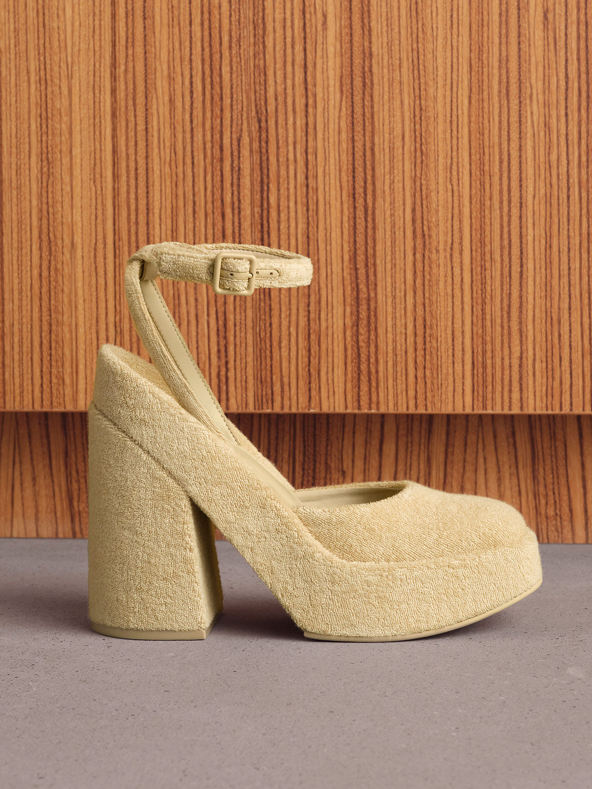 Beige t strap platform heels store