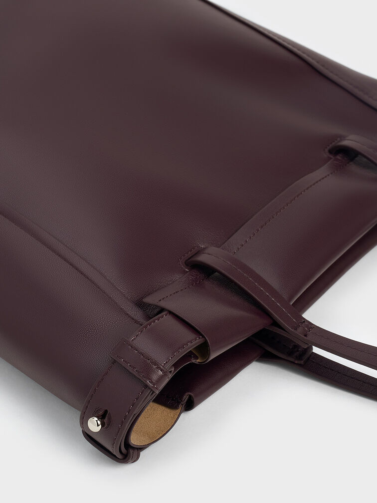 Ellis Tote Bag, Plum, hi-res