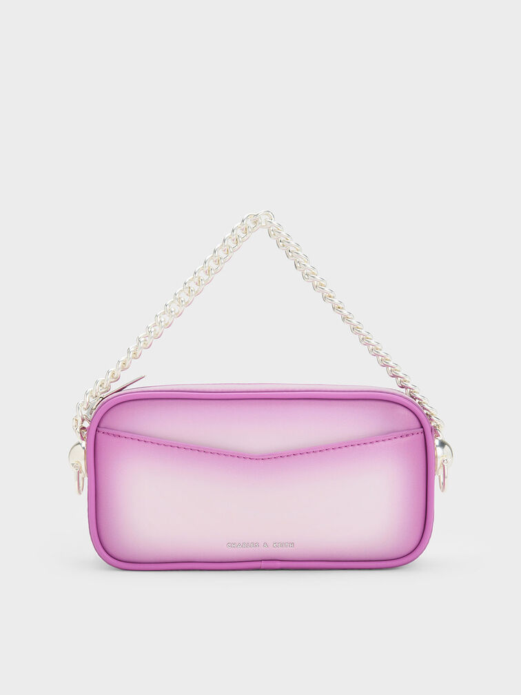 Cayce Ombre Boxy Crossbody Bag, Purple, hi-res