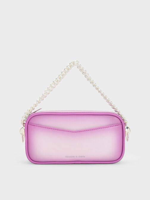 Cayce Ombre Boxy Crossbody Bag, Purple, hi-res