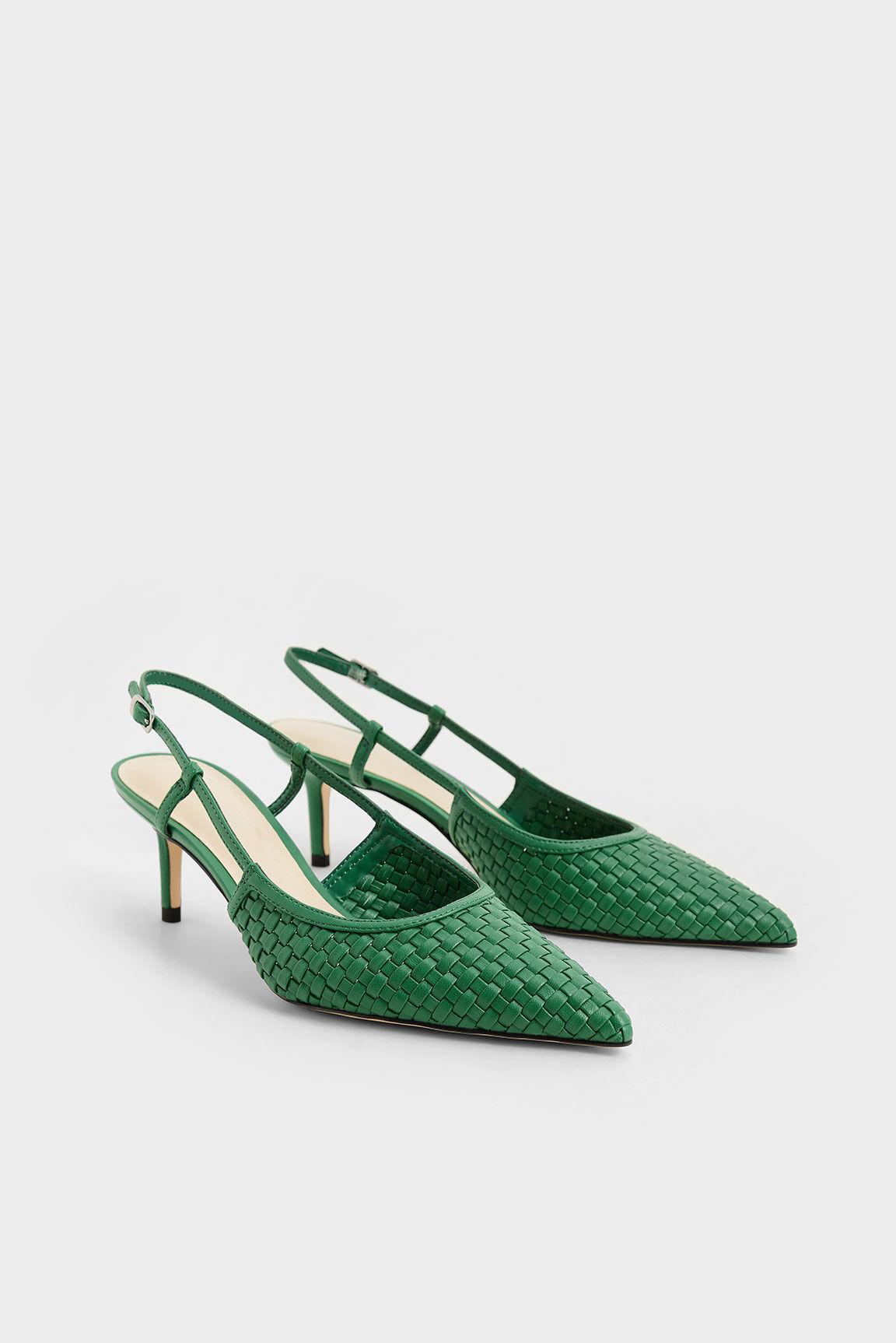 Green slingback hot sale