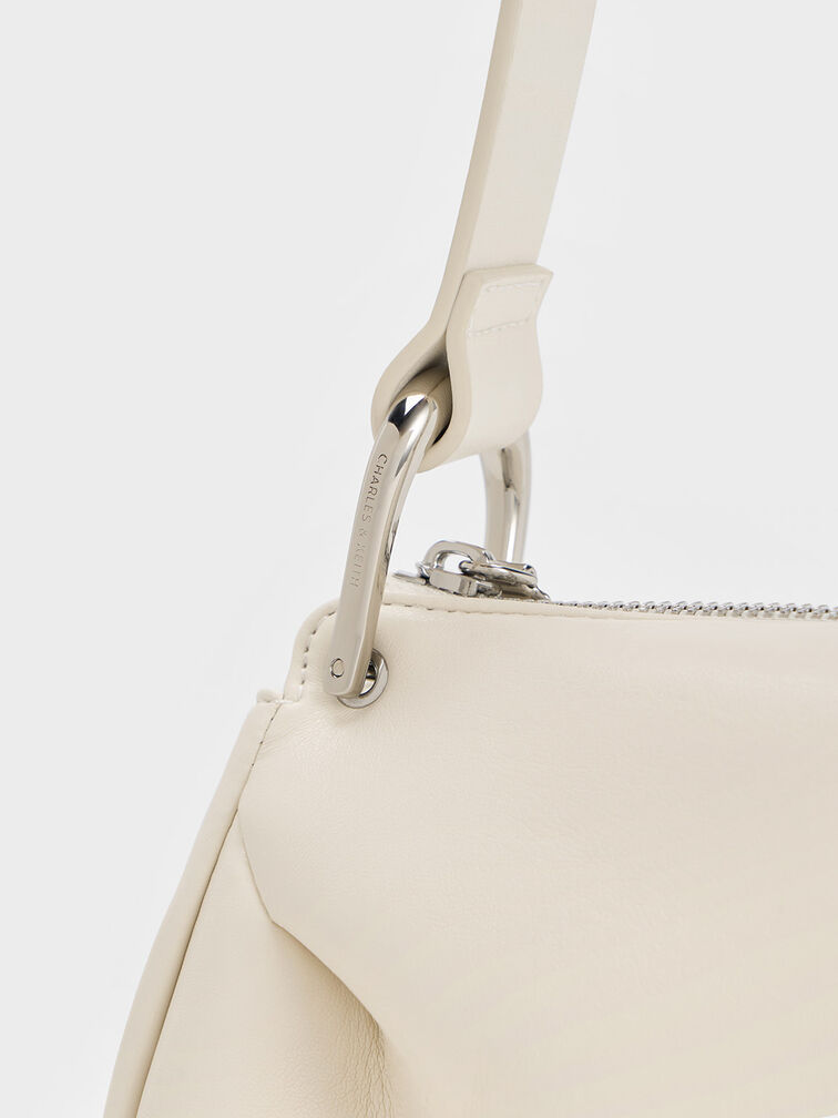 Lumen Padded Crossbody Bag, Cream, hi-res