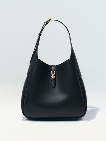 Adalyn Hobo Bag, Black, hi-res
