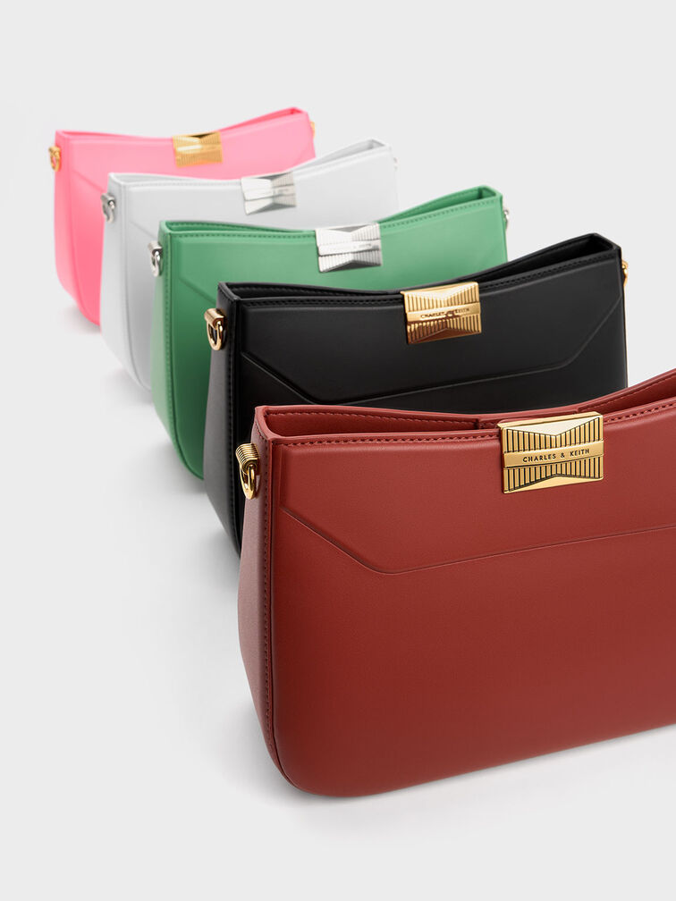 Kalinda Shoulder Bag, Brick, hi-res