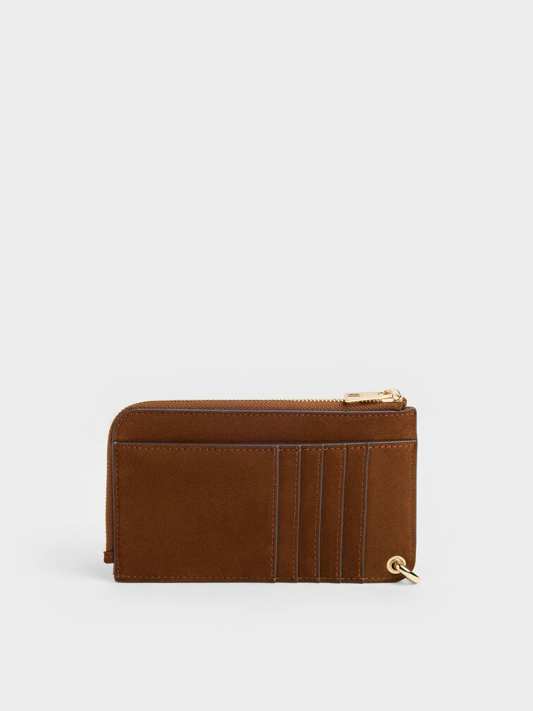 Lillith Zip-Around Wristlet, Pecan Brown, hi-res