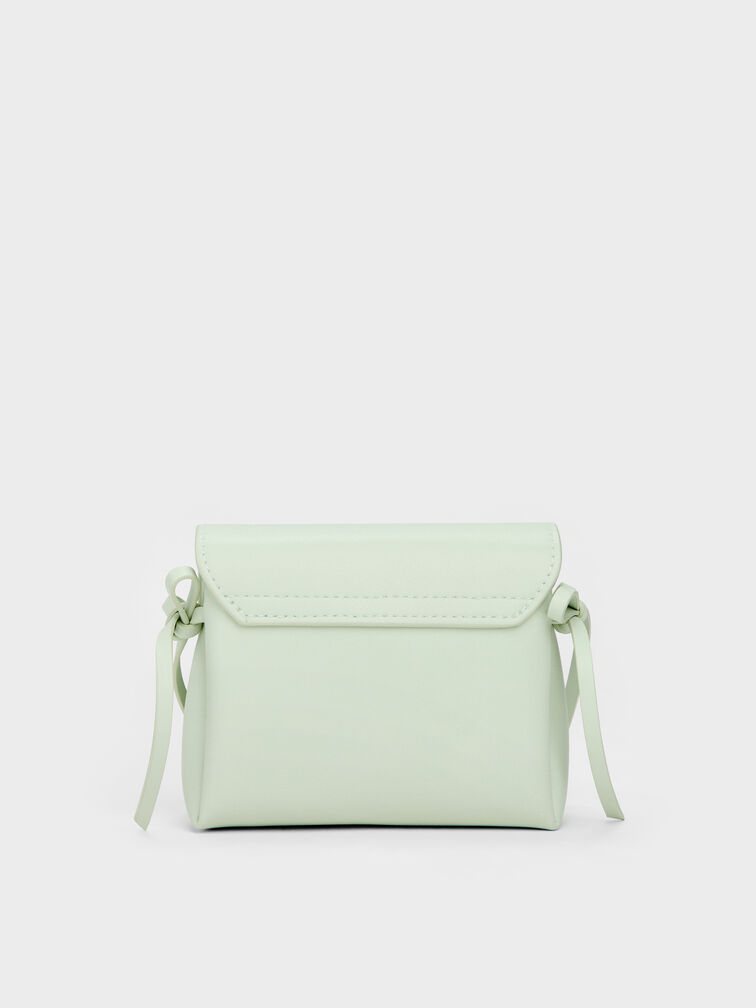 Hazel Bow Small Wallet, Mint Green, hi-res