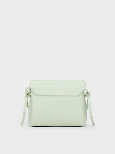 Hazel Bow Small Wallet, Mint Green, hi-res