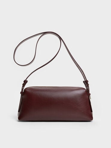 Deyna Double-Strap Shoulder Bag, Wineberry Red, hi-res