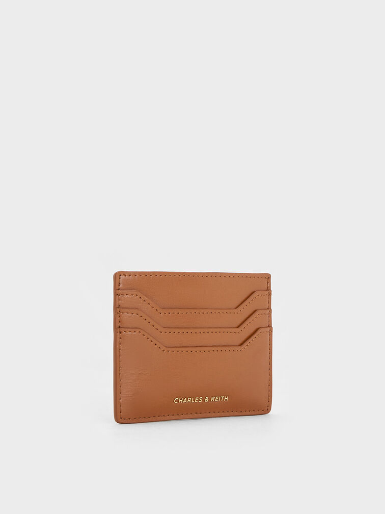 Carli Multi-Slot Card Holder, Brown, hi-res