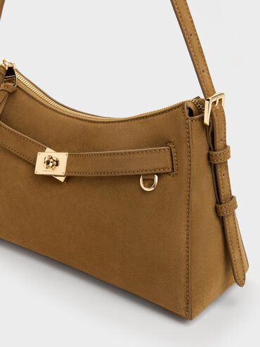 Dinora Belted Shoulder Bag, Sahara Sand, hi-res