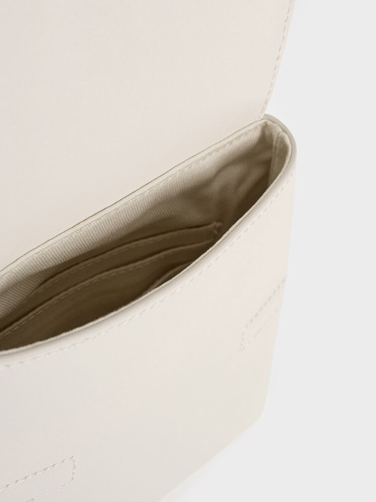 Marceline Trapeze Crossbody Bag, Cream, hi-res
