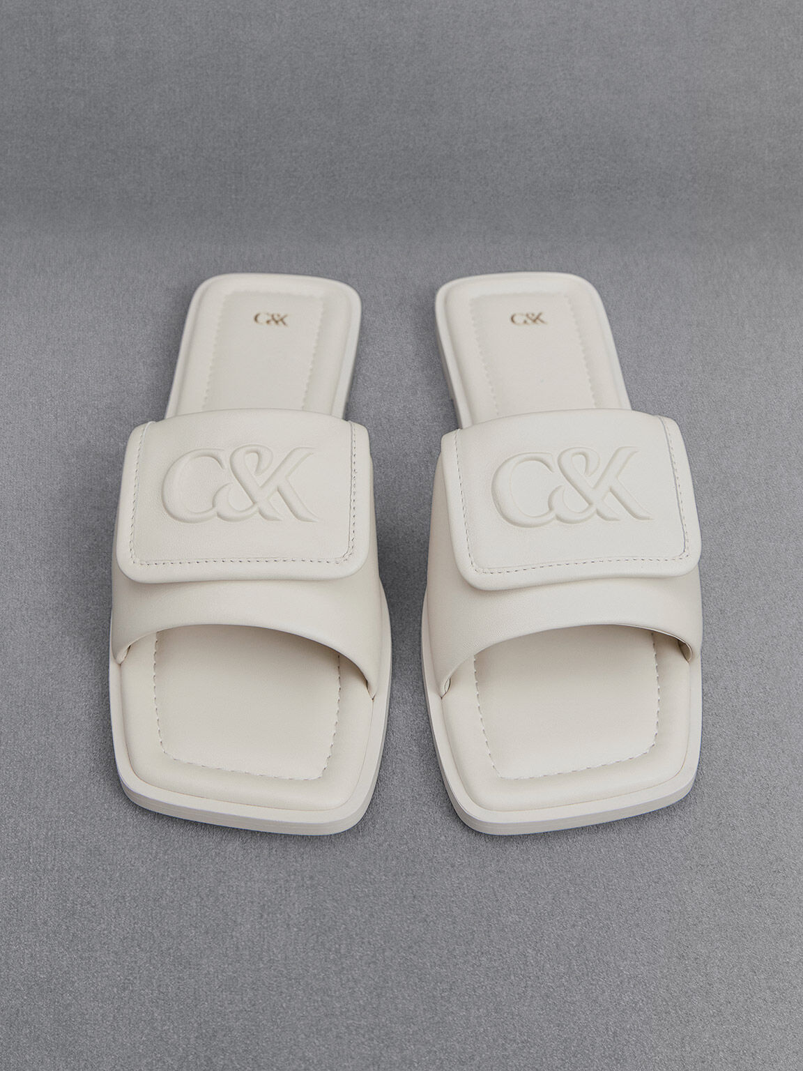 Calvin klein hotsell leather sliders