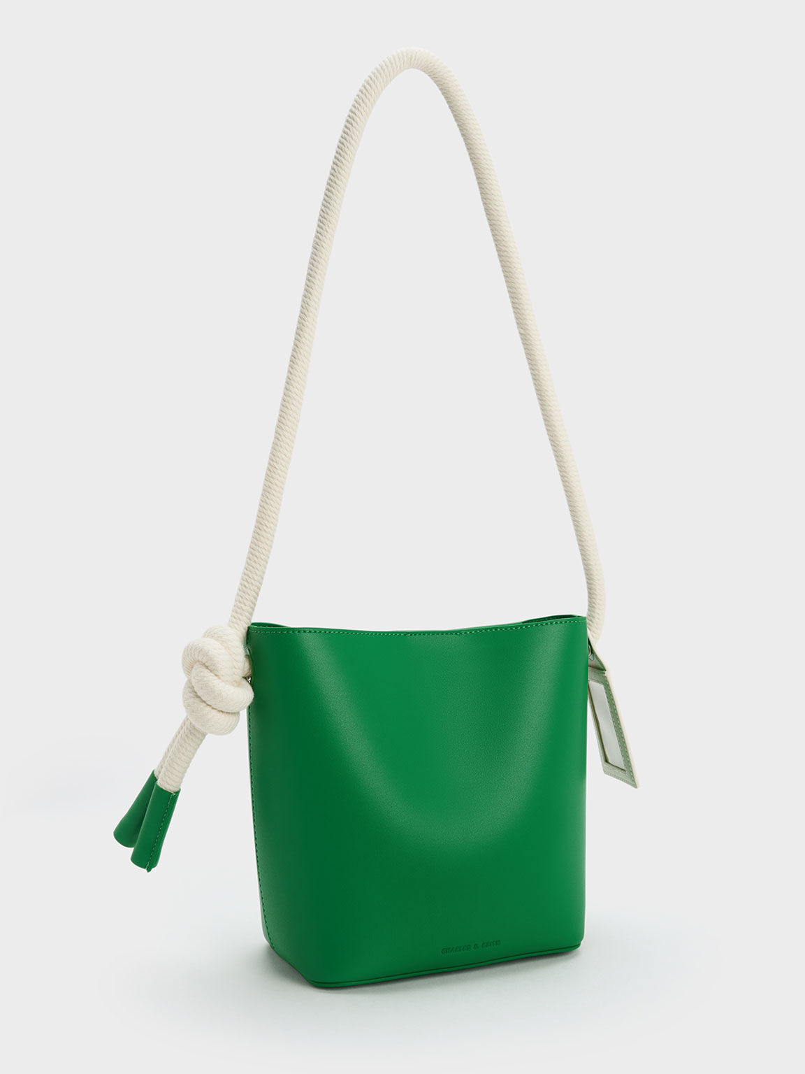 Gwiana Knotted Bucket Bag, Green, hi-res