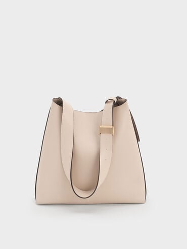 Edna Tote Bag, Oat, hi-res