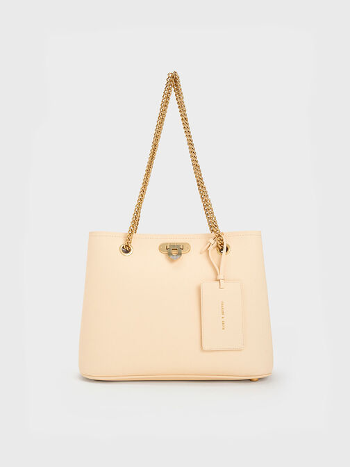 Alcott Tote Bag, Beige, hi-res