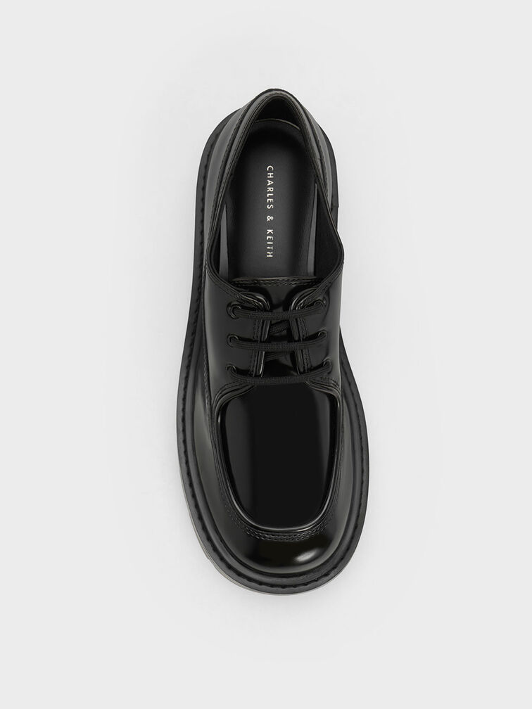Lace-Up Derby Shoes, Black Box, hi-res