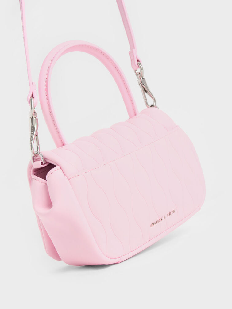 Iva Boxy Top Handle Bag, Pink, hi-res