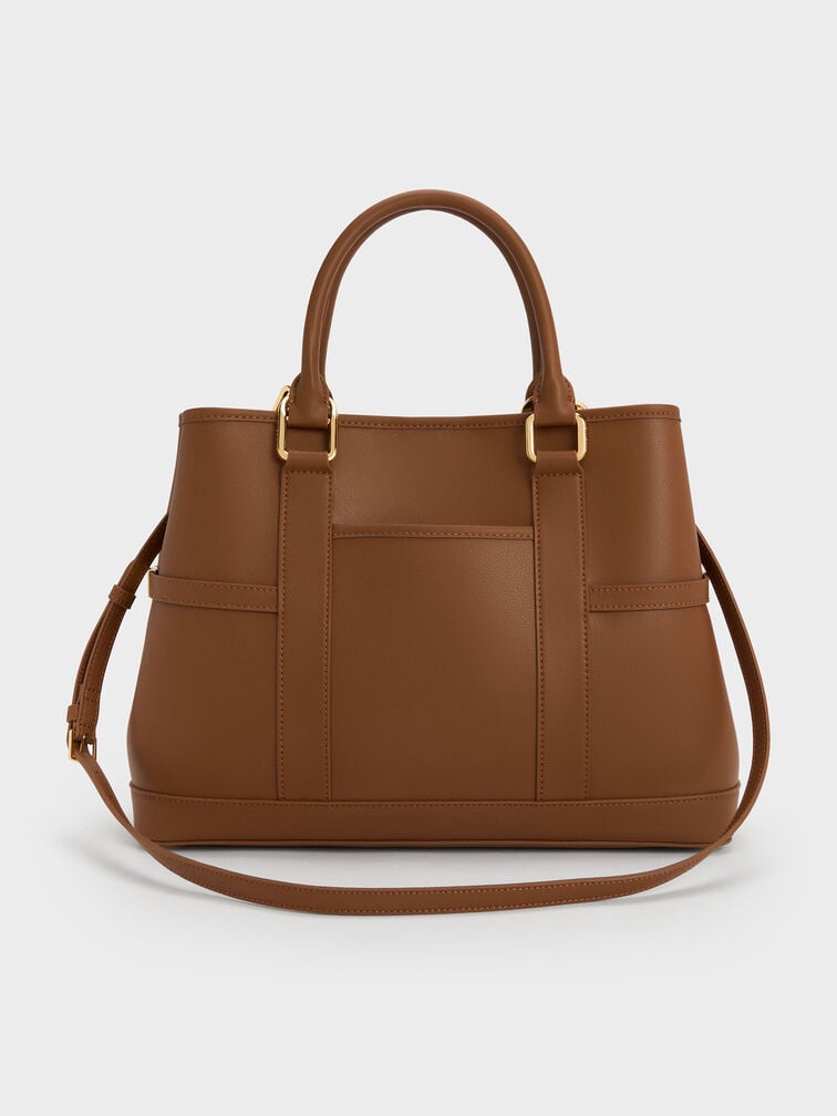 Scottie Tote Bag, Chocolate, hi-res