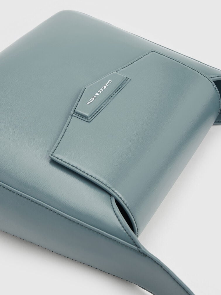 Adelie Envelope Shoulder Bag, Slate Blue, hi-res