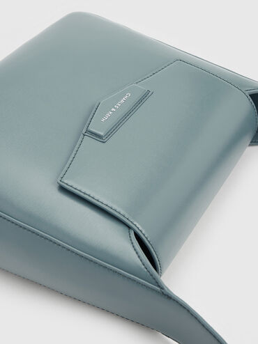 Adelie Envelope Shoulder Bag, Slate Blue, hi-res