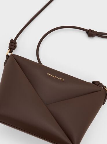 Midori Geometric Crossbody Bag, Espresso Brown, hi-res