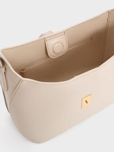 Wisteria Belted Shoulder Bag, Oat, hi-res