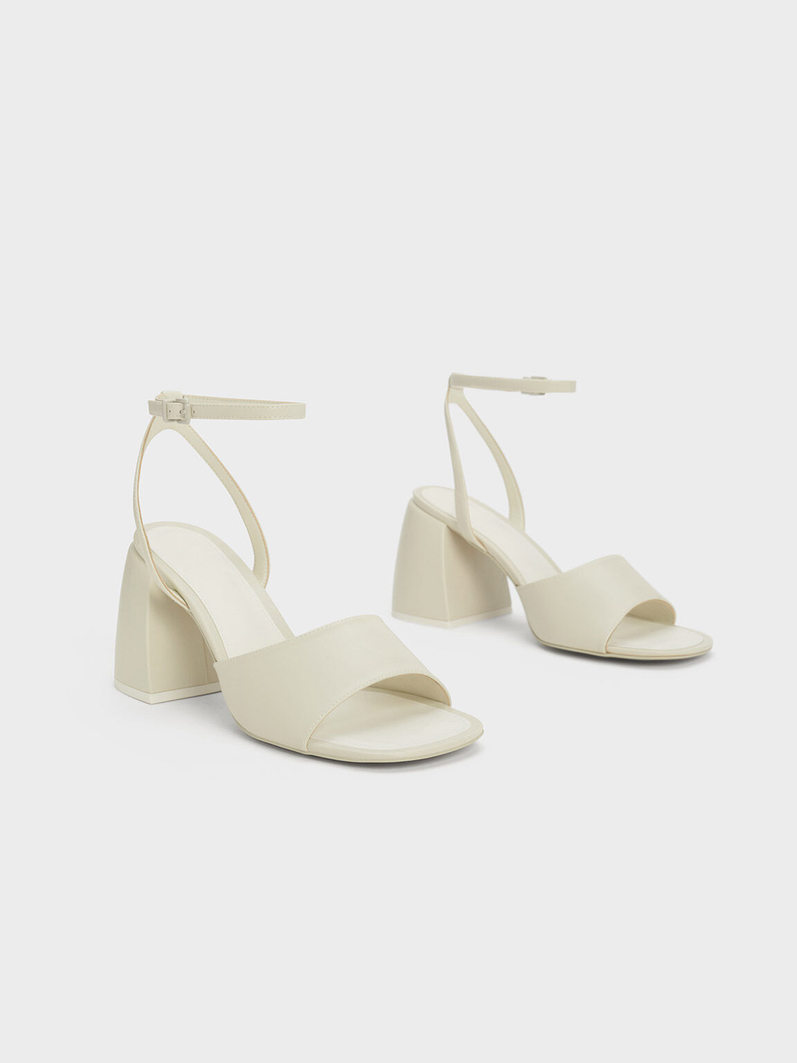 Satin block heel hot sale sandals