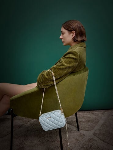 Mini Apfra Quilted Crossbody Bag, Sea Salt Blue, hi-res