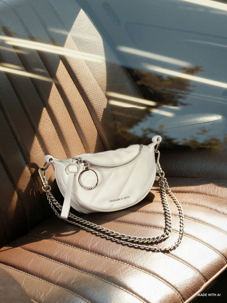 Philomena Half-Moon Crossbody Bag, Cream, hi-res
