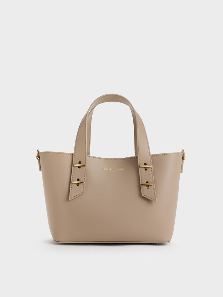 Mini Shania Tote Bag, Taupe, hi-res
