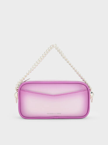 Cayce Ombre Boxy Crossbody Bag, Purple, hi-res