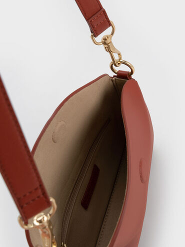 Catena Chain-Handle Bag, Brick, hi-res