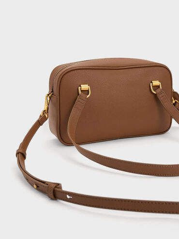 Avis Boxy Shoulder Bag, Chocolate, hi-res
